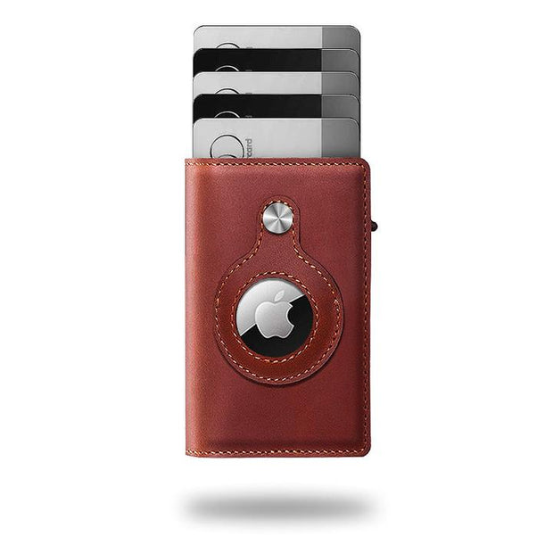 APEX WALLET - SLIDER AIR TAG CUIR