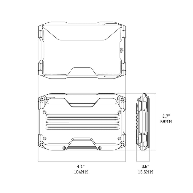 APEX WALLET - A-SPEC ALUMINIUM