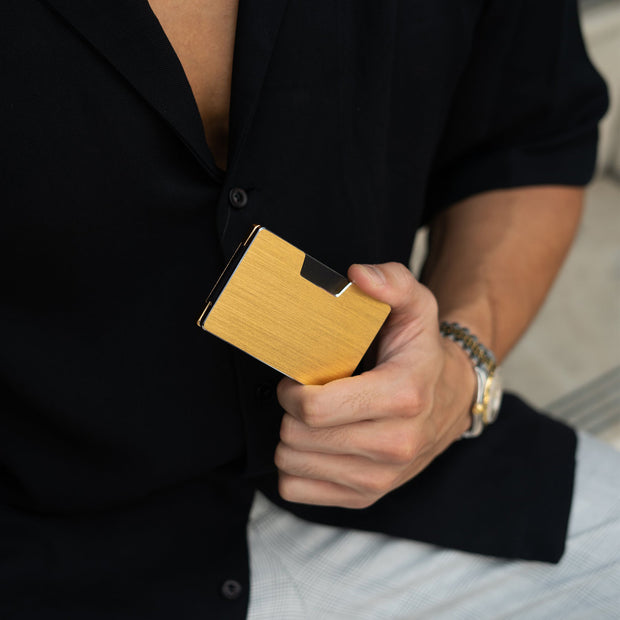 APEX WALLET - U-SPEC - ALUMINIUM BROSSÉ